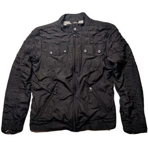 HERITAGE 1981 CLASSIC EDITION Men Small Full Zip Black L/S Windbreaker Jacket